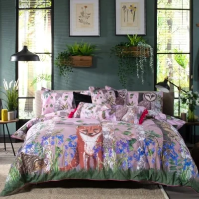 Image of House of Norris The Forest At Twilight Super King Duvet Set Multi