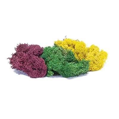Image of Hornby R7197 Lichen Large Autumn Mix for Model Railway OO Gauge, Train Accessories Adding Scenery, Dioramas, Woodland, Buildings and More, Making Kits 1:76 Scale Accessory
