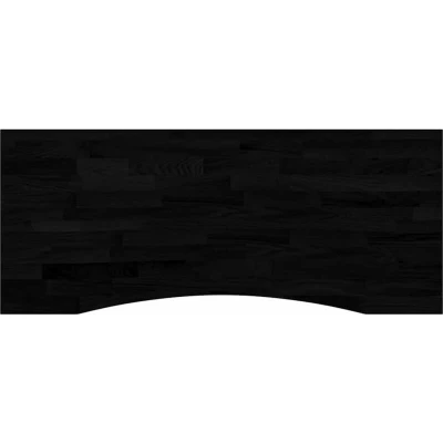 Image of vidaXL Desk Top Dark Brown 120x60x2.5 cm Solid Wood Oak Rectangular