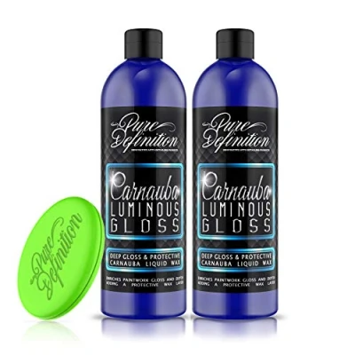Image of Pure Definition Liquid Car Wax, Carnauba Luminous Gloss, Ultra Durable Protective Polish and Sealant, 500ml