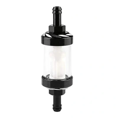 Image of Aramox Gasoline Filter, Universal 8mm Petrol Oil Fuel Filter for Motorcycle Car ATV