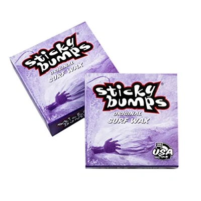 Image of Sticky Bumps Cold Surf Wax Handwrapped Label (Pack of 3), SB23, White