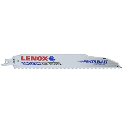 Image of Lenox Tools 20372960R5 229 mm 10 TPI Bi Metal Demolition Reciprocating Saw Blade (Pack of 5)