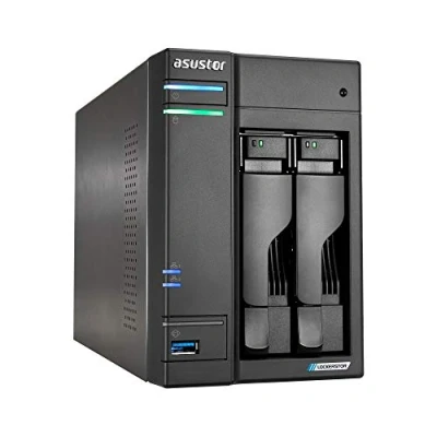 Image of Asustor Lockerstor 2 Gen AS6702T Bay NAS, Quad Core 2.0GHz CPU, 4 M.2 PCIe 3.0 SSD Slots, 2.5GbE Ports, 4GB RAM DDR4, Network Attached Storage (Diskless)