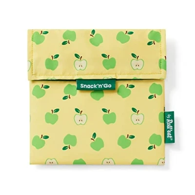Image of Roll&#039;eat ® Reusable Snack Bag Kids Snacks Container Eco Friendly Food for Storage Holder Apple Model Snack&#039;n&#039;Go Fruits