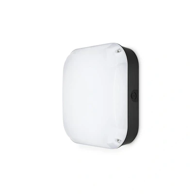 Image of JCC RadiaLED Multi Wattage CCT Rapid Pro Square Bulkhead Black