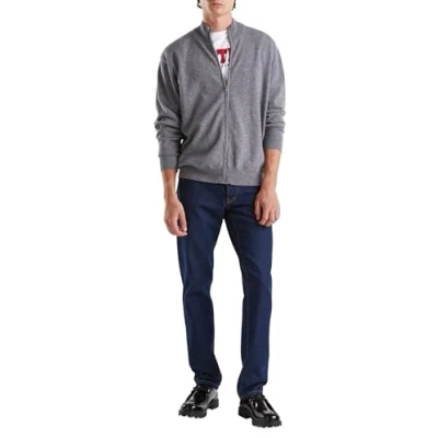 Image of United Colors of Benetton Men&#039;s Maglia M/L 1002u500z Cardigan Sweater, Grey, XXL