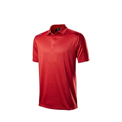 Image of WILSON STAFF Men&#039;s Golf Polo Shirt, Two Tone POLO, Polyester, Blue, Size S, WGA700733SM