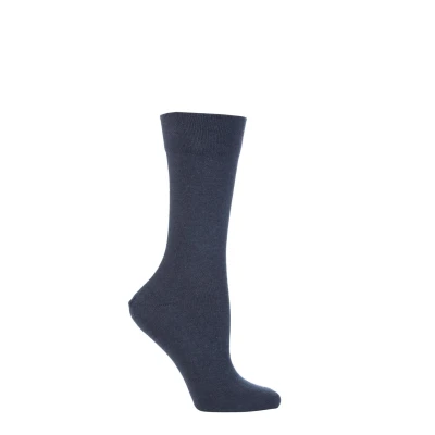 Image of Falke Sensitive London Comfort Socks, Women&#039;s, Size: 2.5 4.5, Navy mel