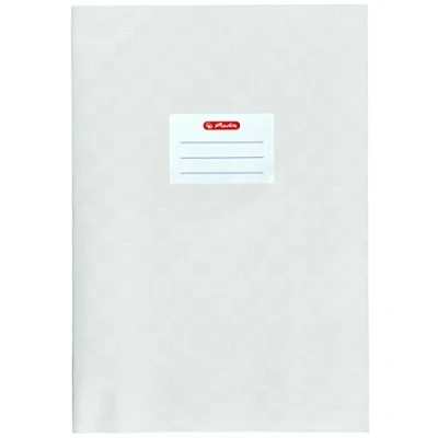 Image of Herlitz 5204011, Book Cover A4, Raffia Fabric, Pack of 25 Yellow a4 White