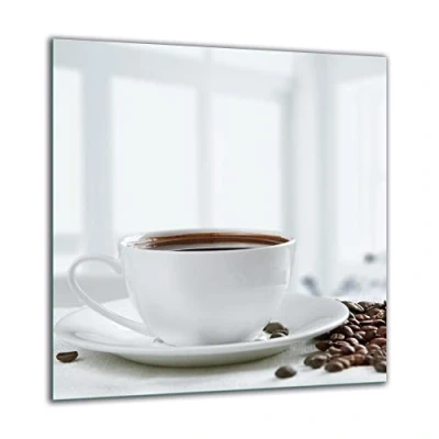 Image of Generic Tempered Glass 60 cm x 65 Kitchen Wall Splashback, Heat Resistant, Easy to Clean