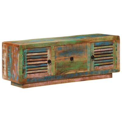 Image of vidaXL TV Cabinet 110x30x40 cm Solid Wood Reclaimed
