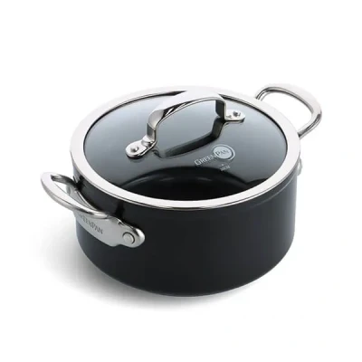 Image of GreenPan Barcelona Pro Aluminium Non Stick 20cm Casserole with Lid
