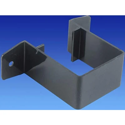 Image of Pk of 2 x Wavin OSMA 4T833B Black Pipe Bracket Stand Off for 61mm Square downpipe