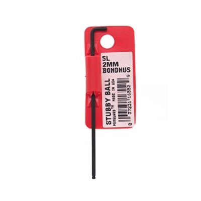 Image of BONDHUS, SBL2MM Stubby Long Series BALLEND HEX Key, 2MM, 16552