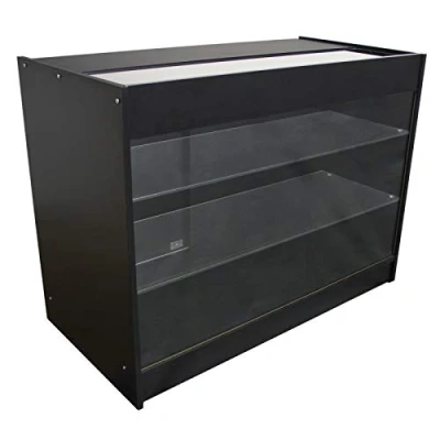Image of MonsterShop Shop Counters Vape Retail Set Glass Unit Product Vaping Showcase Display Cabinet/Black (K1200 Front Coutner)