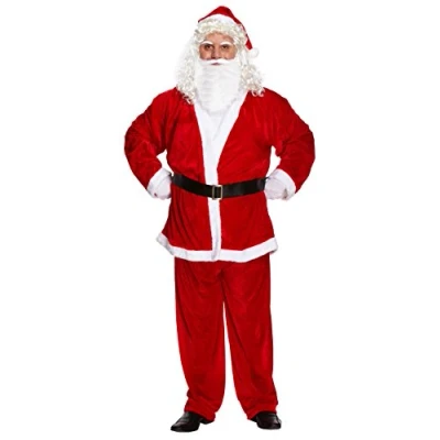 Image of Deluxe Adult Christmas Santa Fancy Dress Costume XXL