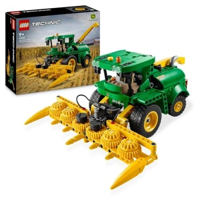 Image of LEGO Technic John Deere 9700 Forage Harvester, Tractor Toy for Kids, Farm Set, Vehicle Model Building Kit with Realistic Functions Imaginative Play, Gift Boys and Girls Aged 9 Plus 42168