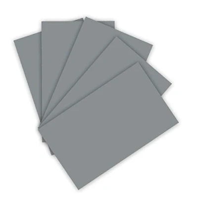 Image of folia 6384 130 g/m², Coloured Drawing Paper in Stone Grey, DIN A3, 50 Sheets, as a Basis for numerous Crafts, Gray
