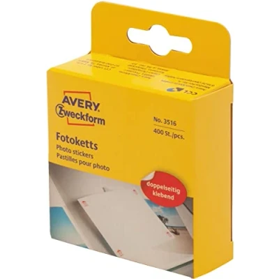 Image of Avery Zweckform 3516 Photo Mount Dispensers Paper 1 Roll 400 Labels 12 x mm