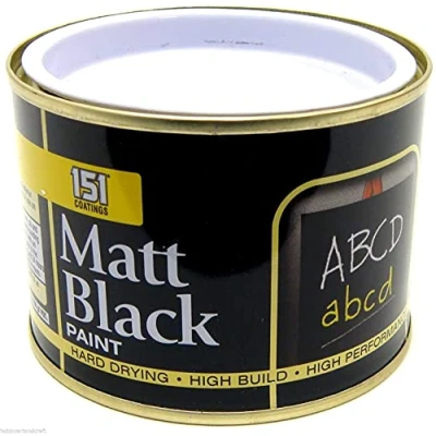 Image of Black Board Paint School Blackboard Chalk Matt 180ml New