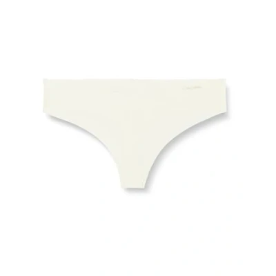 Image of Calvin Klein Women&#039;s Thong 0000d3428e Thong, White (Ivory), M