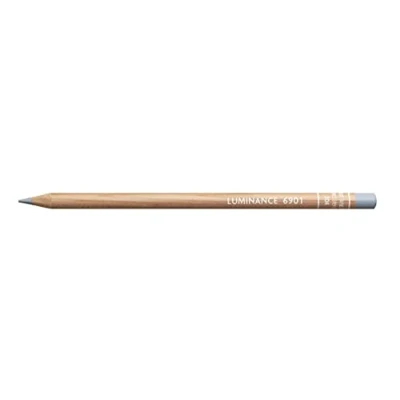 Image of Caran d&#039;Ache Luminance 6901.504 Colour Pencil Artist Colouring Pencils, Pack of 3, Colour: 504 Payne&#039;s Grey 30%