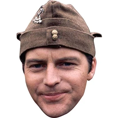 Image of FoxyPrinting Private Pike Tv Star Celebrity Cardboard Party Face Mask Fancy Dress
