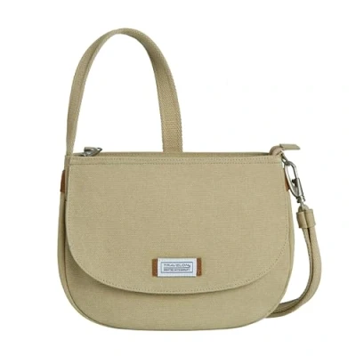 Image of Travelon Unisex&#039;s Anti Theft Heritage Saddle Crossbody, Natural, One Size
