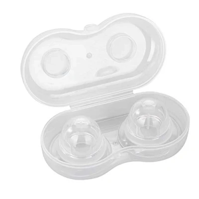 Image of Nipple Pullers or Everters for Flat,Shy and Inverted Nipples, Enhancer Assist Breast Feeding Nursing Mothers Suckers
