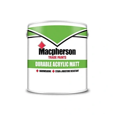 Image of Macpherson Durable Acrylic Matt Brilliant White 5L