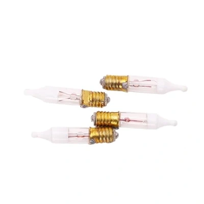 Image of Christmas Concepts® Pack of 4 Clear Screw in Spare Bulbs 12v Replacement