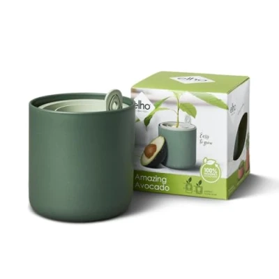Image of Elho Amazing Avocado Pot Leaf Green