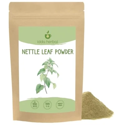 Image of Nettle Powder (500g, 1.1lb), Gently Dried and Ground Leaves, 100% Natural Pure for Preparation of Tea, Herbal Smoothies, Soups