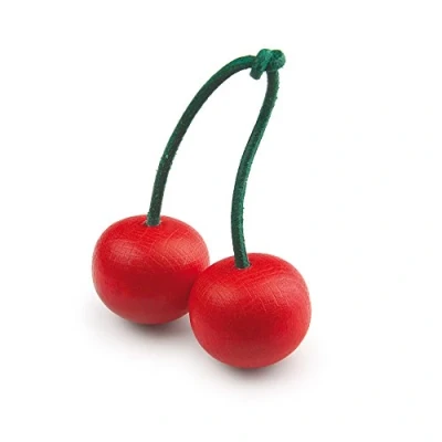 Image of Erzi 11041 Pair of Cherries Toy Set, Multicoloured, 5 x 2.5 6 cm