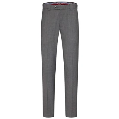 Image of MEYER Rome Wool Blend Formal Trousers Grey W36 L32
