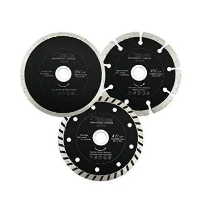 Image of SHDIATOOL Diamond Cutting Disc 4.5 Inches / 115mm for Ceramic Tile Granite Marble 1 Pack/3 Pieces