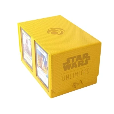 Image of Gamegenic Star Wars Unlimited Double Deck Pod Yellow Trading Card Accessory