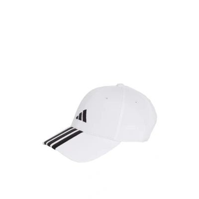 Image of adidas Unisex Bball 3S Cap New Logo, White/Black, XXS