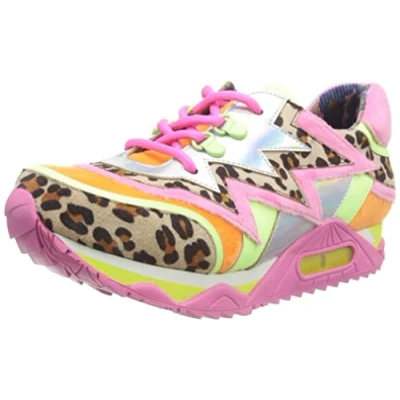 Image of Irregular Choice SS23 Jigsaw Jam Trainers, Pink, UK 5 (EUR 38)