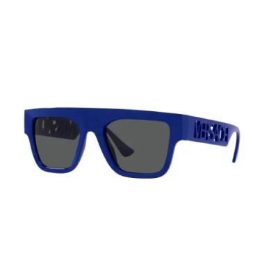 Image of Versace Unisex Sunglasses, Size: 53, Bluette/dark grey