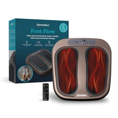 Image of Homedics PSL 2000H EB Foot Flow Vibrating Massager Graphite, Silver/Grey,Black