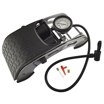 Image of AB Tools Toolzone Car Bicycle Foot pump Air Tyre Inflator Double Barrel 0 100psi TE032