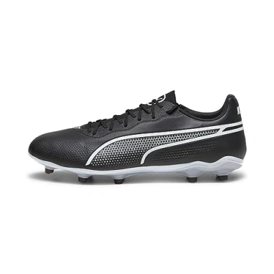 Image of Puma Unisex Adults King Pro Fg/Ag Soccer Shoes, Black White, 7 UK