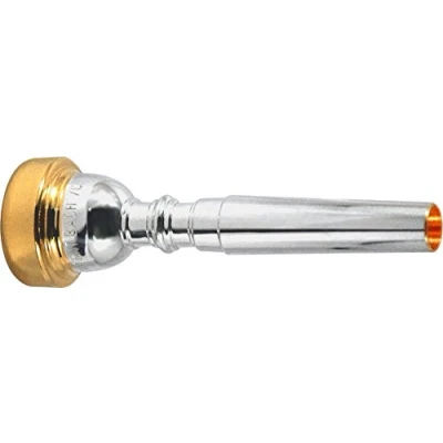 Image of Vincent Bach mouthpiece trumpet standard series 351 model 3C gold rim