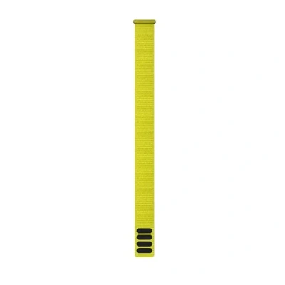 Image of Garmin UltraFit 22 Nylon Strap Unisex One Size Yellow Watch Accessory for Runners