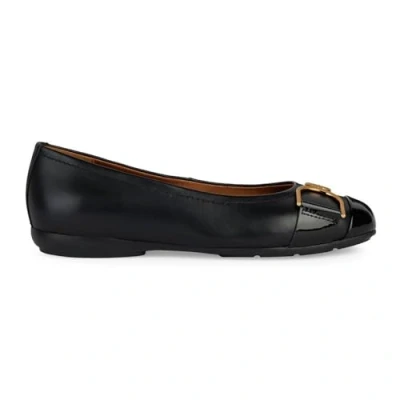 Image of Geox Women&#039;s D Annytah B Ballet Flat, Black, 8 UK