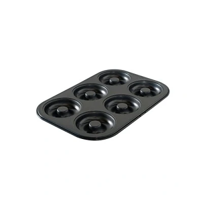 Image of Nordic Ware 30042 Donut Pan, Carbon Steel, Non Stick