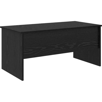 Image of vidaXL Coffee Table Black oak 102 x 50.5 46.5 cm Engineered wood