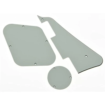 Image of KAISH Ivory 3 Ply LP Pickguard &amp; Rear Plate Switch Cavity Covers for Epiphone Les Paul